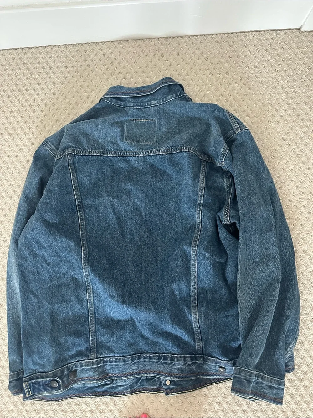 Levi's Men's Medium Blue Denim Jacket with Chest Pockets